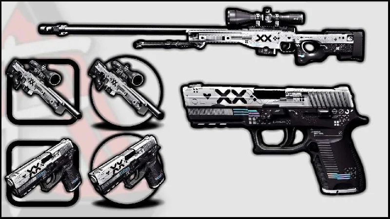 white gun pack